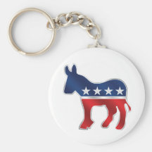 Democratic Donkey Key Chain