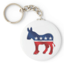 Democratic Donkey Key Chain