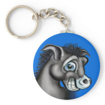 Democratic Donkey Keychains