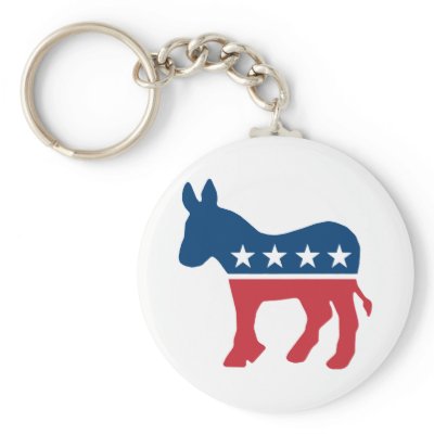 Democratic Donkey Key Chains