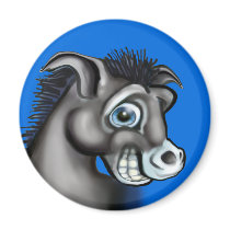 Democratic Donkey magnets by FunGraphix Democratic Donkey magnets