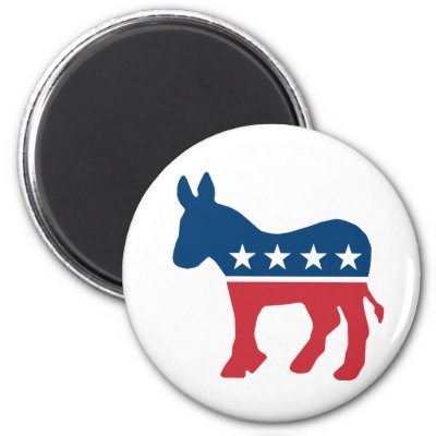 Democratic Donkey Fridge Magnet