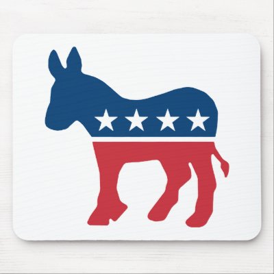 Democratic Donkey Mouse Pad