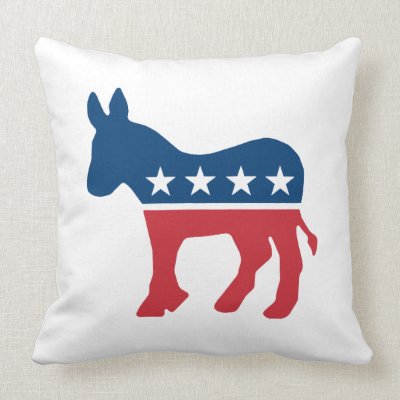 Democratic Donkey Pillow