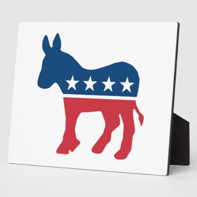Democratic Donkey Photo Plaques