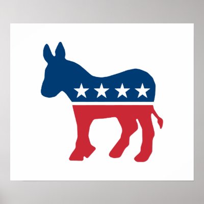 Democratic Donkey Posters