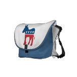 Democratic Donkey rickshaw messenger bags