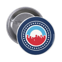 Democratic Party 2012 logo Buttons