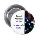 Democratic Party Button buttons