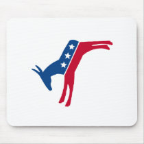Democratic Party Donkey mousepads