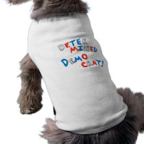 Democratic party election voter pride fun democrat dog tee