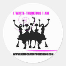 democratic publishing project sticker
