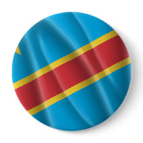 DEMOCRATIC REPUBLIC OF CONGO PINBACK BUTTONS