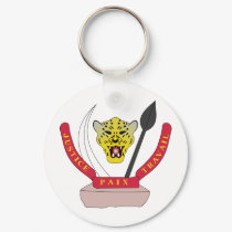 Democratic Republic of Congo coat of arms keychains