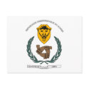 Democratic Republic of Congo Coat of Arms Postcard