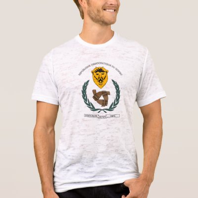 Democratic Republic of Congo Coat of Arms T-shirt by FlagTshirts