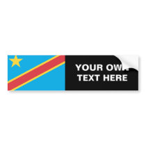 Democratic Republic of Congo Flag bumper stickers by flagshirts Democratic Republic of Congo Flag bumper stickers