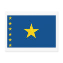 Democratic Republic of Congo Flag Postcard