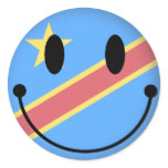 Democratic Republic of Congo Smiley stickers
