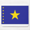 Democratic Republic of the Congo Flag Mousepad by jacinto888 Democratic Republic of the Congo Flag Mousepad