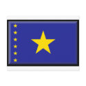 Democratic Republic of the Congo Flag postcards