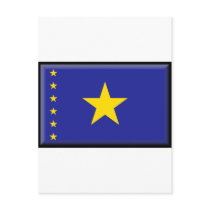 Democratic Republic of the Congo Flag postcards