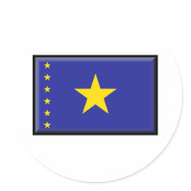Democratic Republic of the Congo Flag stickers