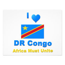 Democratic Republic of the Congo Custom Invitations