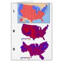 Democratic Vote Maps cards