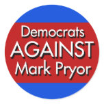Democrats Against Mark Pryor Stickers