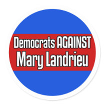 Democrats Against Mary Landrieu stickers