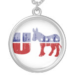Democrats are Dumb Faded.png Jewelry