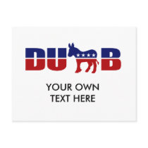Democrats are Dumb Postcards