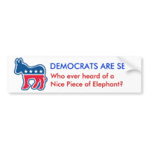 DEMOCRATS ARE SEXY w/donkey bumper stickers by jwharton3 DEMOCRATS ARE SEXY w/donkey bumper stickers