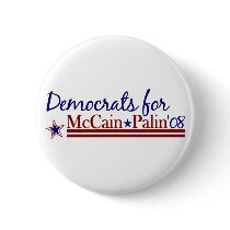 Democrats for McCain Palin buttons by worldsfair Democrats for McCain Palin buttons