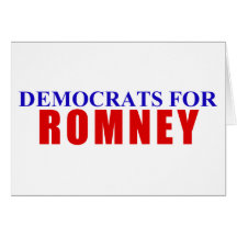 Democrats for Romney Cards