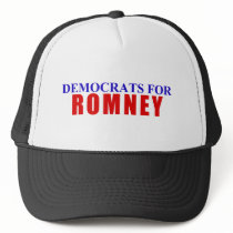 Democrats for Romney Trucker Hats