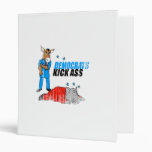 Democrats kick ass (2) Faded.png 3 Ring Binder