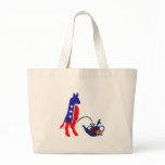 Democrats Piss On Tea Party Canvas Bags