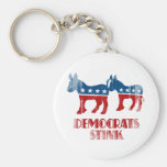 Democrats Stink Faded.png Keychains