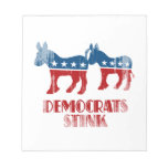 Democrats Stink Faded.png Scratch Pads