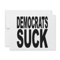 Democrats Suck invitations