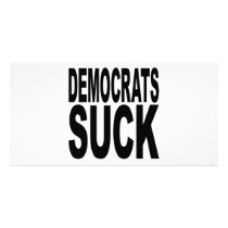 Democrats Suck photo cards