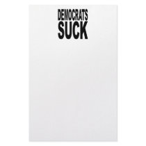 Democrats Suck stationery