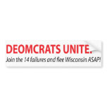 Democrats Unite Bumper Sticker