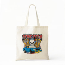 Demolition Derby Tote Bag