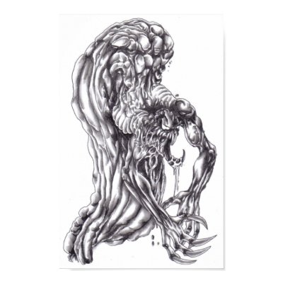 Demon Art Drawing Poster Print by waynetully