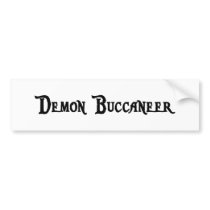 Demon Buccaneer Bumper Sticker
