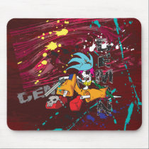Demon Clown Girl Mouse Pad mousepads
