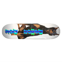 Demon dog skateboard